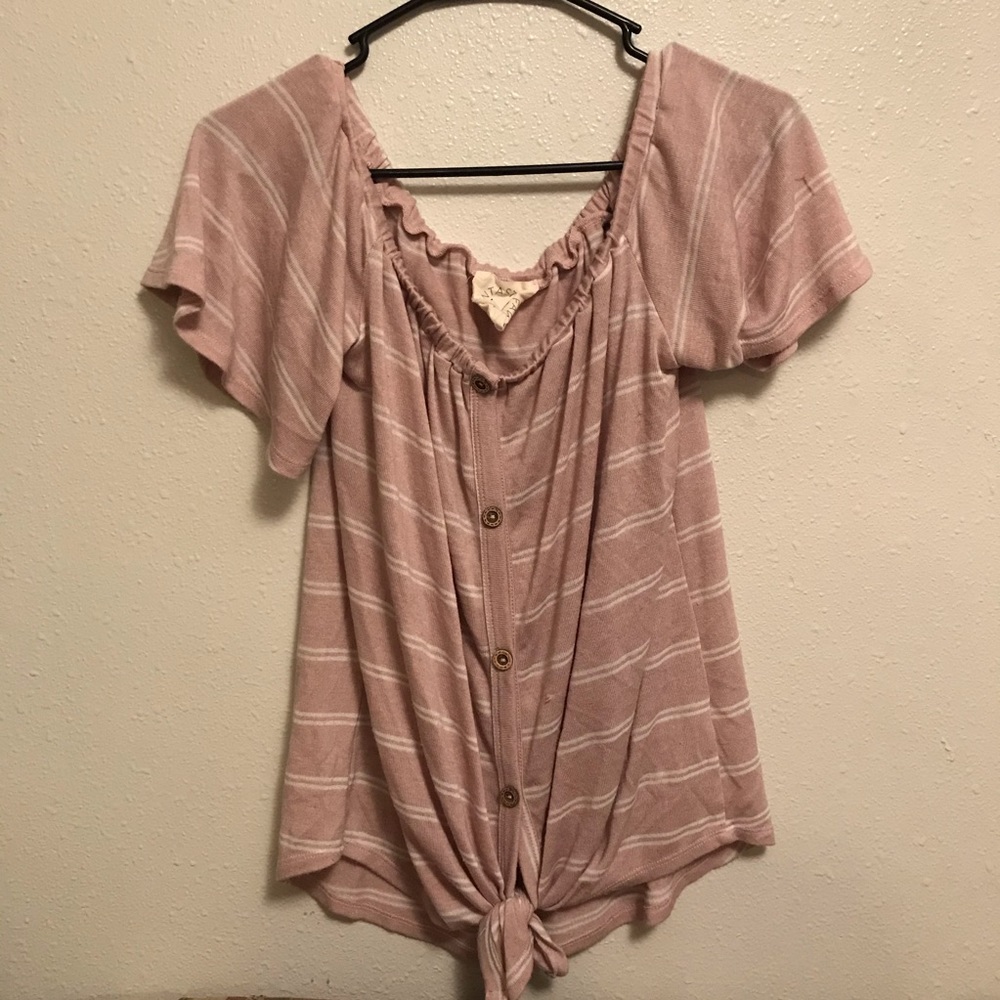 Dusty pink blouse